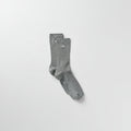 Unisex Half-Crew Understated Sock - Lunar Grey