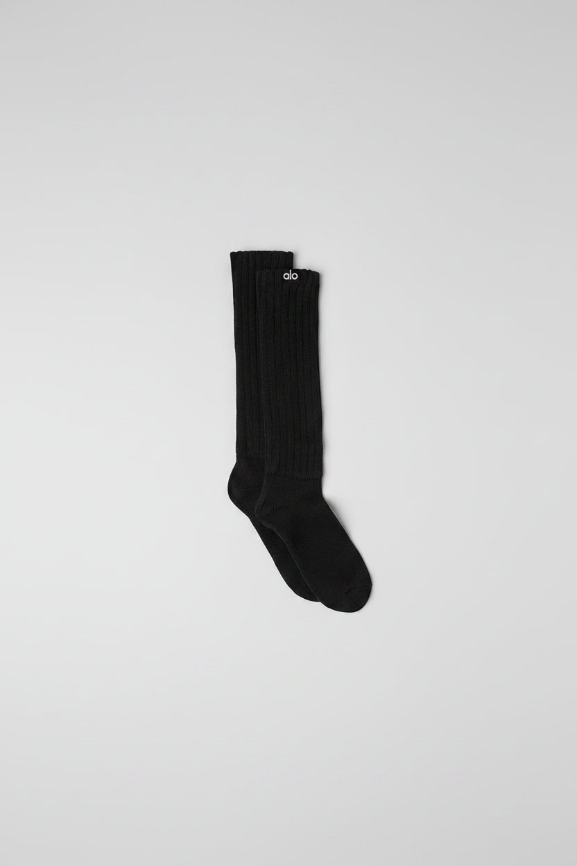 Unisex Scrunch Sock - Black (S)