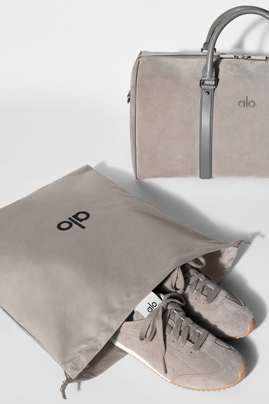 ALO Voyage Duffle - Alpine Cocoa Suede