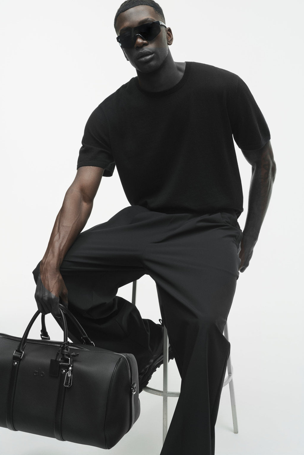 Cotton Cashmere Ever Soft Short Sleeve Crew - Black