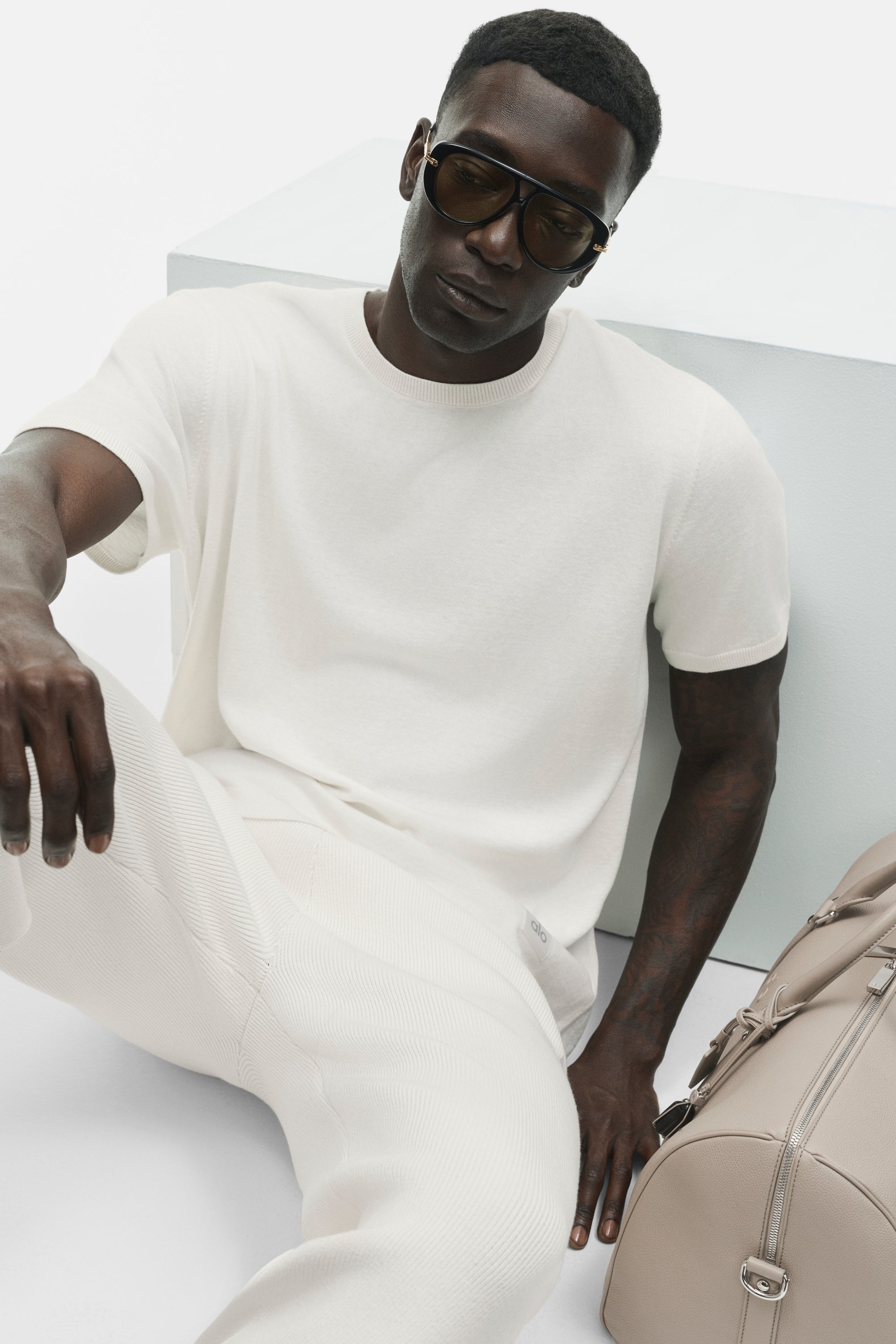 Cotton Cashmere Ever Soft Short Sleeve Crew - Ivory