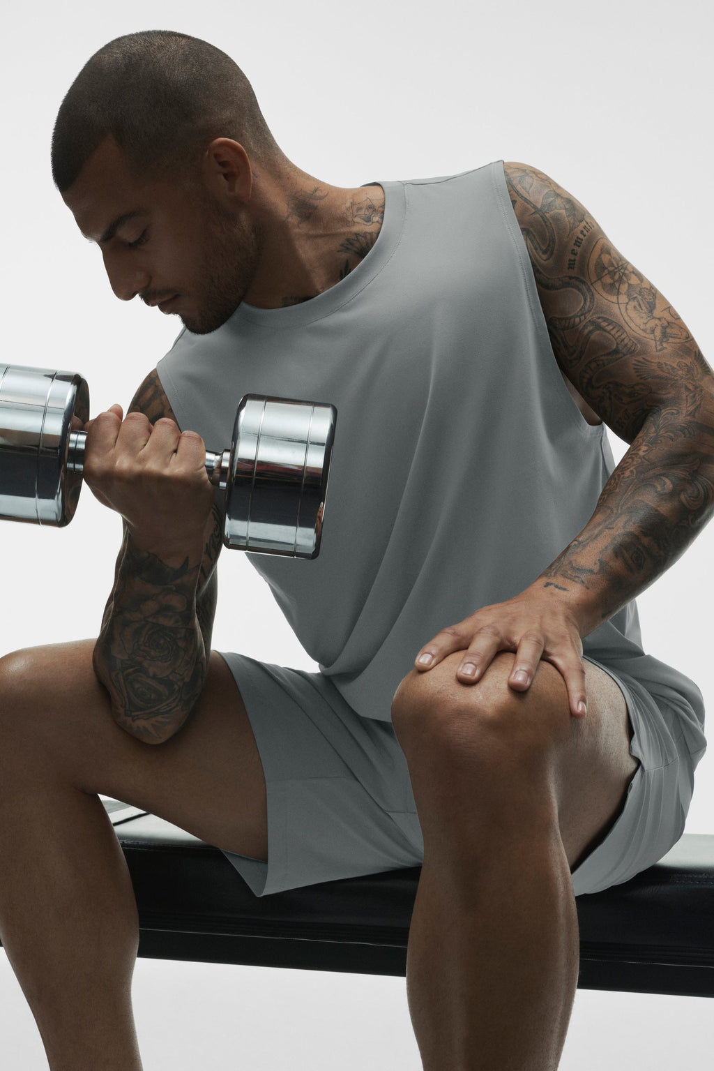 Conquer Muscle Tank - Monument