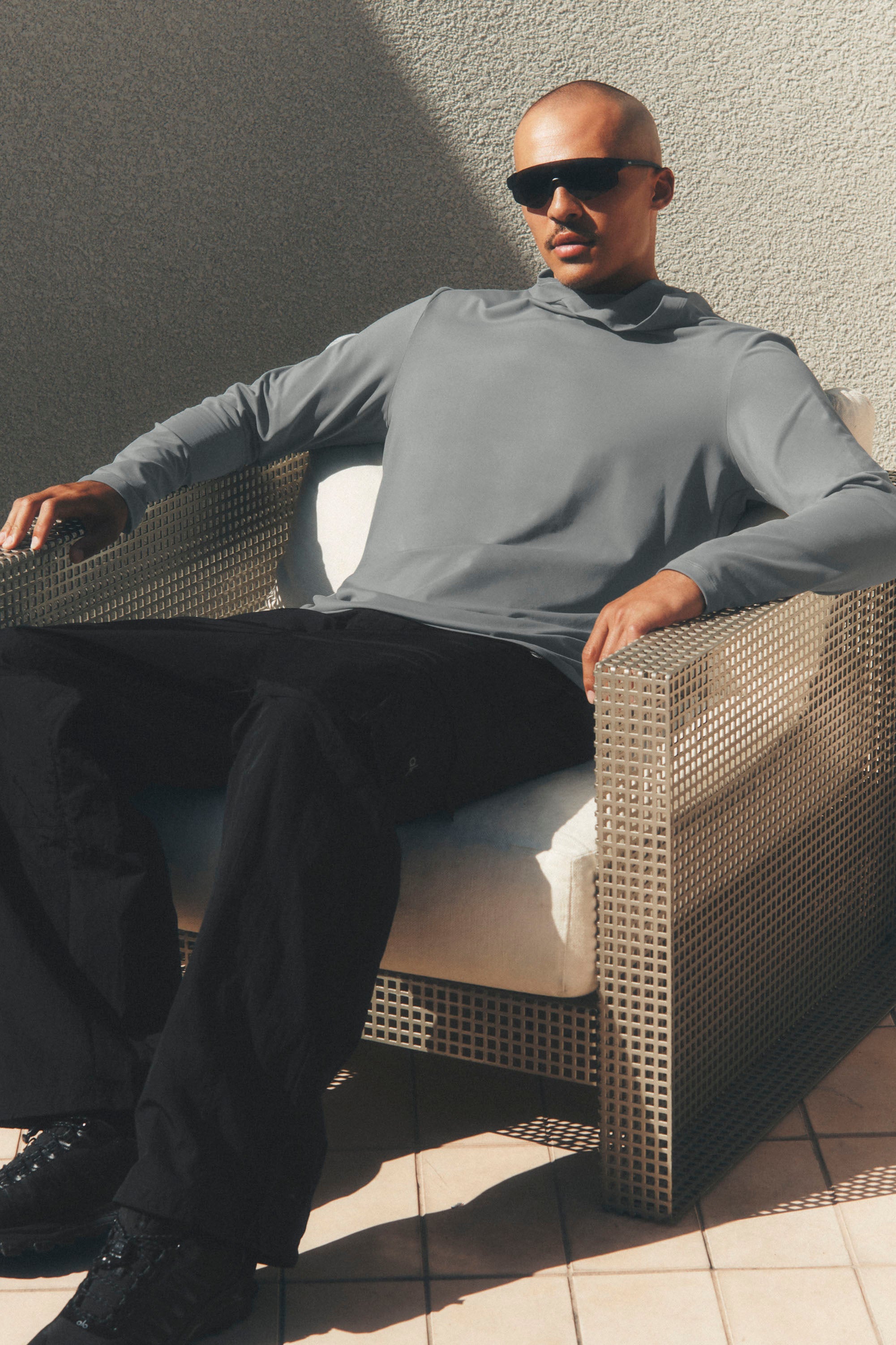 Conquer Reform Long Sleeve With Hood - Monument
