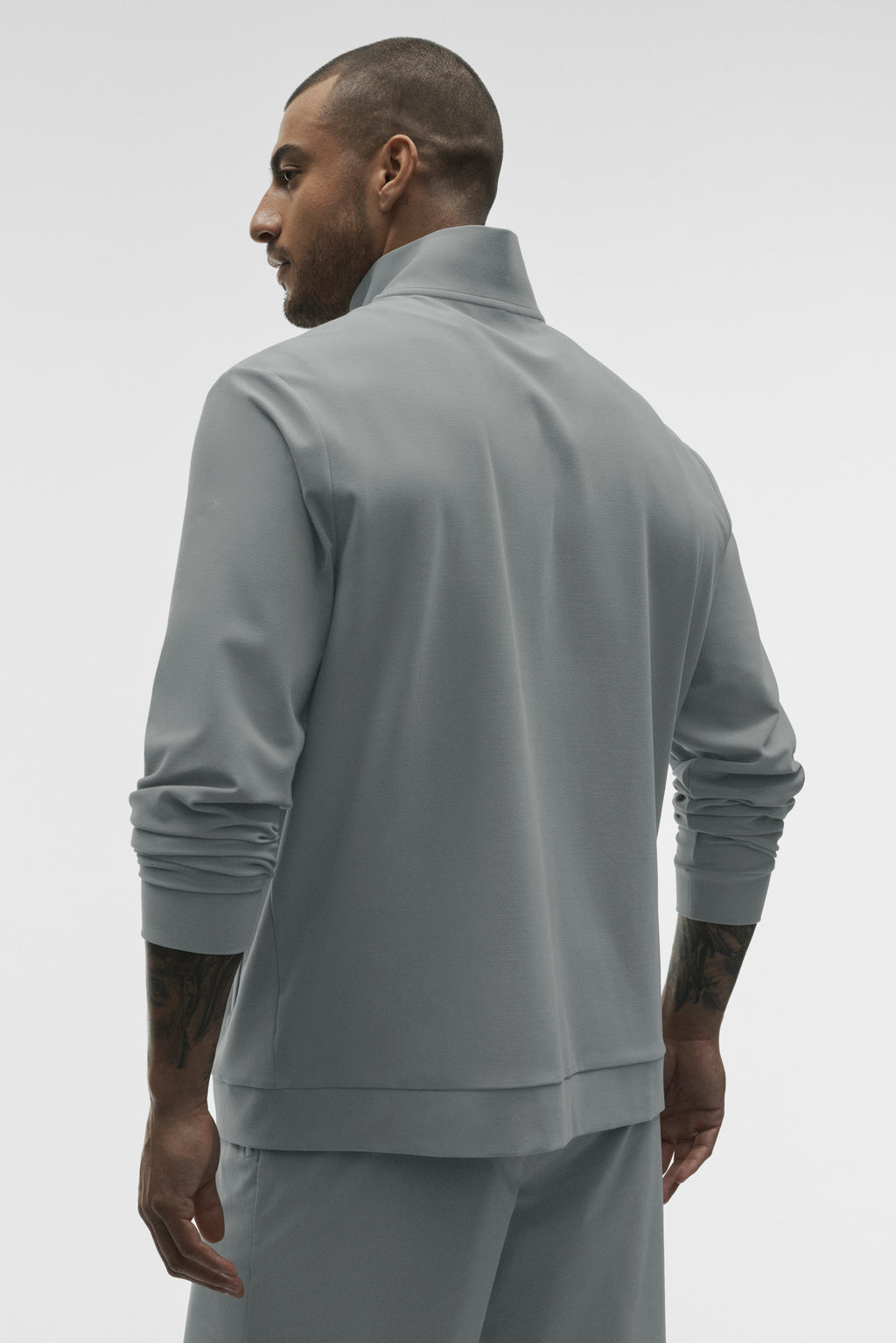 Conquer Max Mock-Neck Full-Zip - Monument