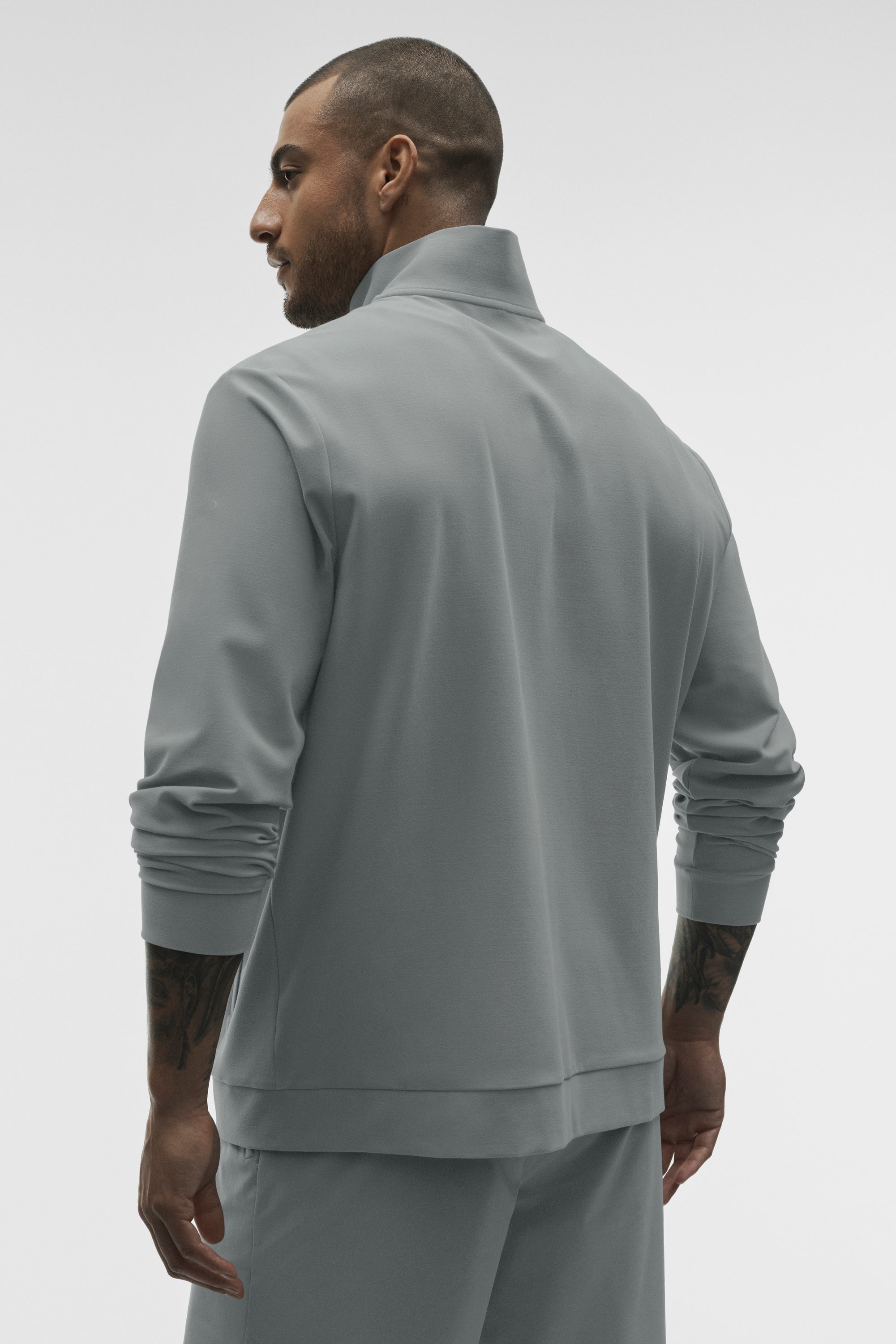 Conquer Max Mock-Neck Full-Zip - Monument