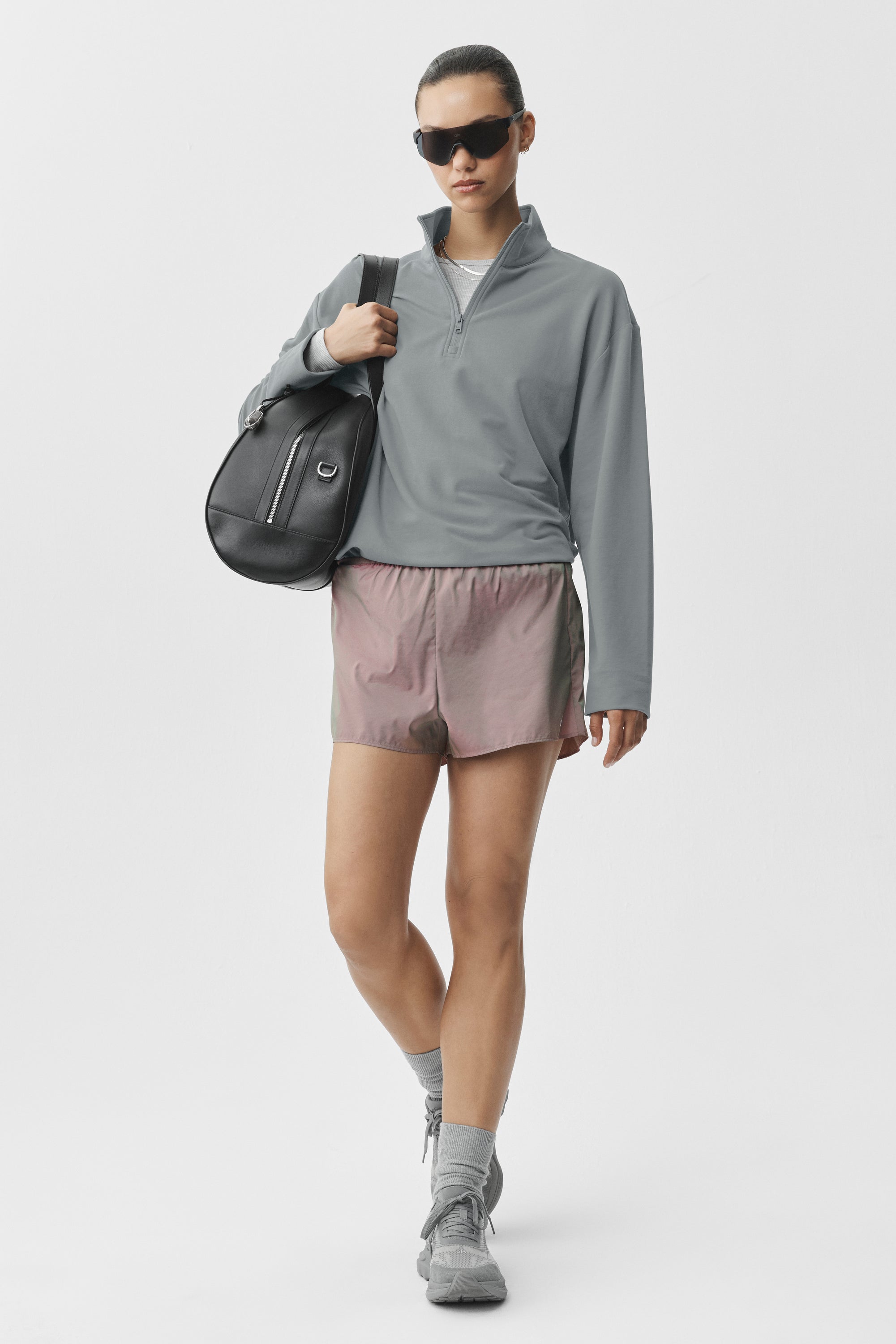 Double Take Long Sleeve 1/4 Zip - Monument
