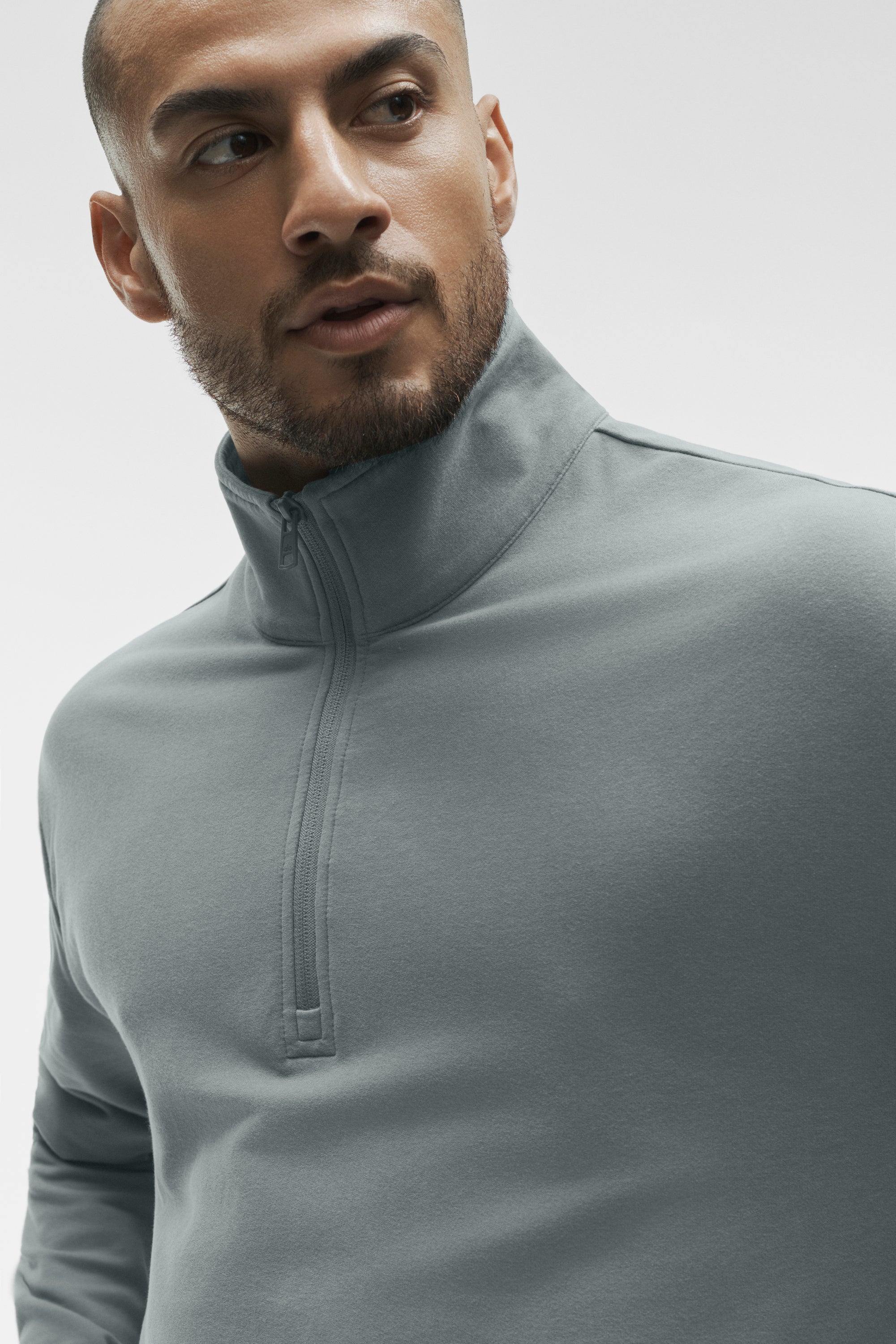 Double Take Long Sleeve 1/4 Zip - Monument