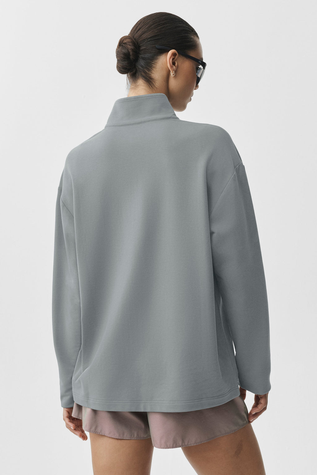 Double Take Long Sleeve 1/4 Zip - Monument