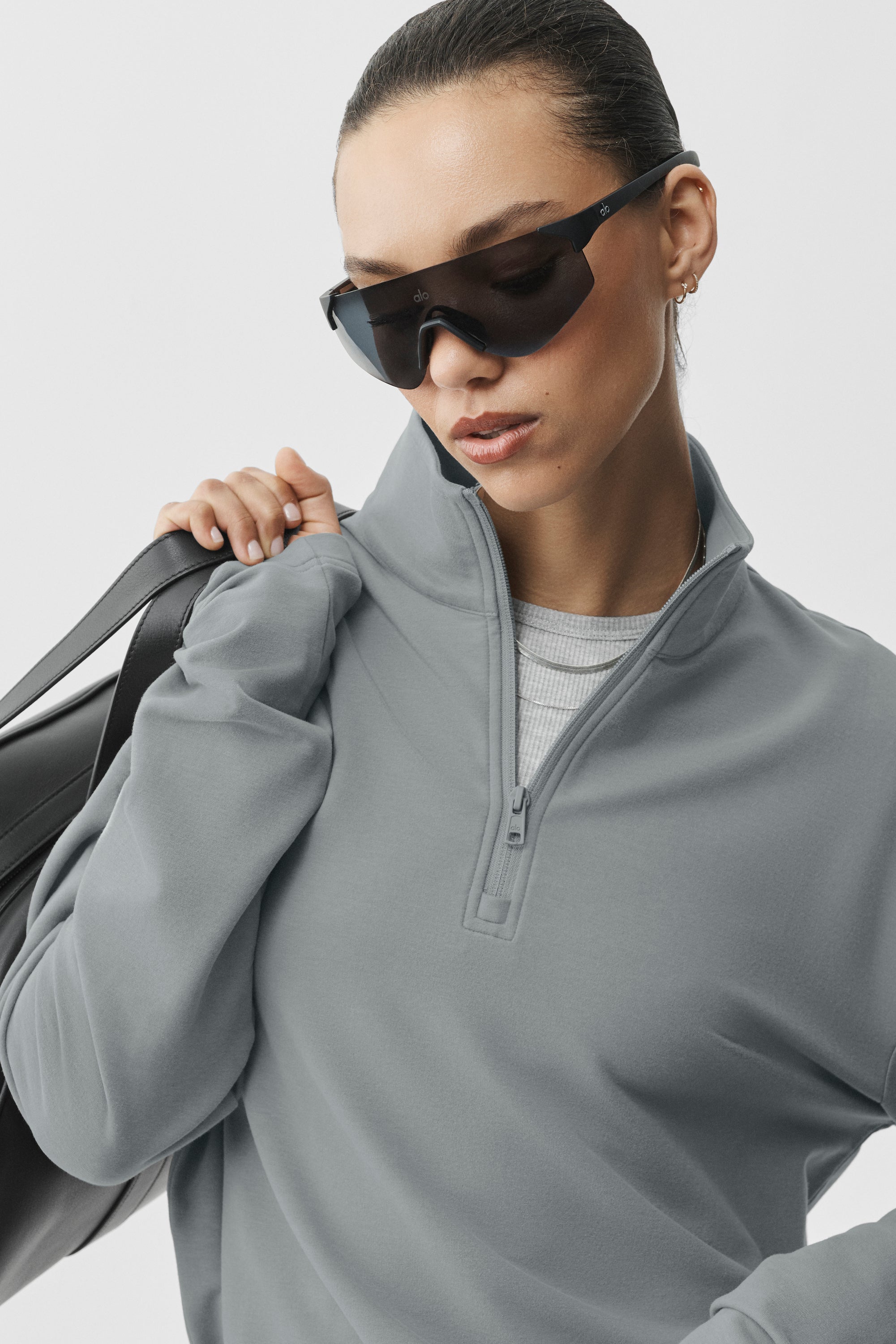 Double Take Long Sleeve 1/4 Zip - Monument