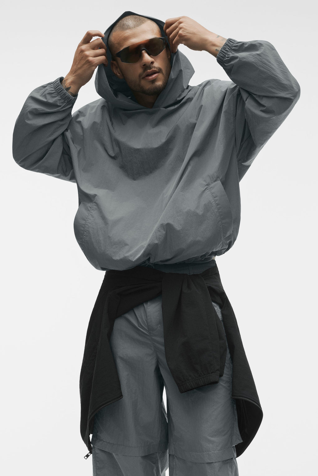 Axis Hooded Pullover - Monument