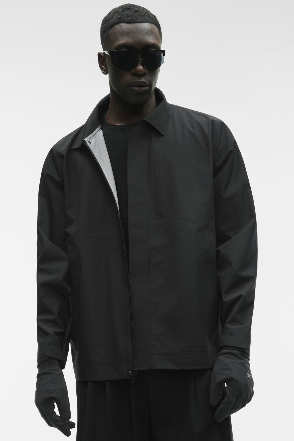 Alpha Shell Overshirt - Black