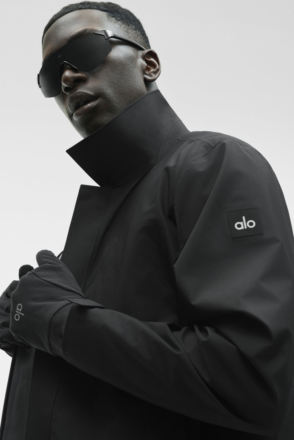 Alpha Shell Overshirt - Black