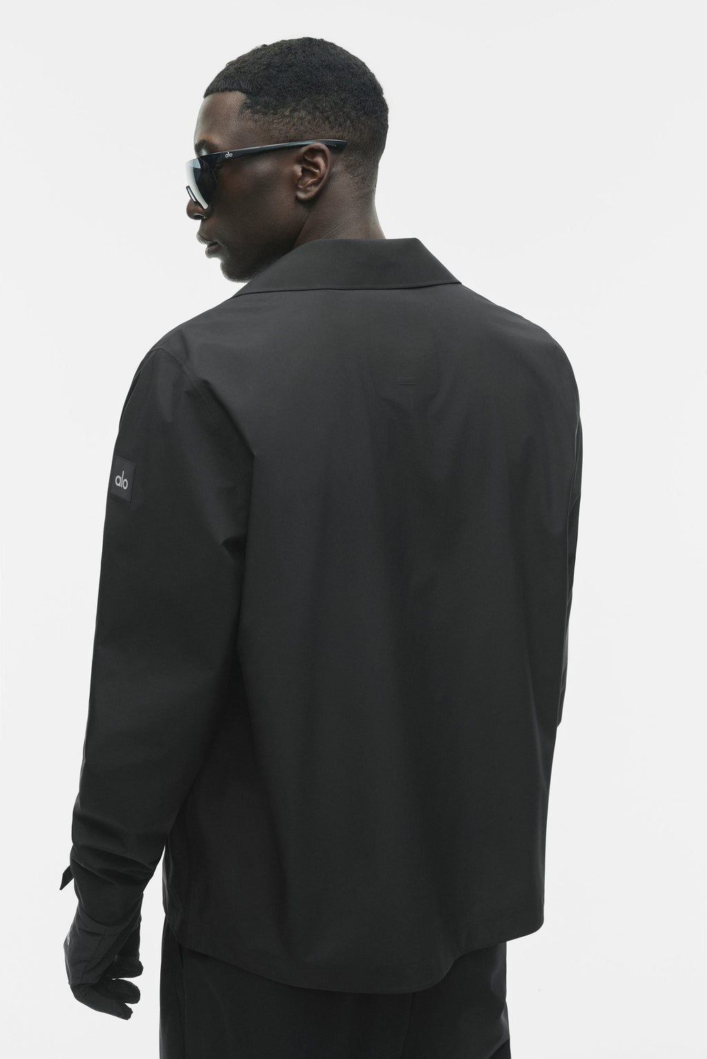 Alpha Shell Overshirt - Black
