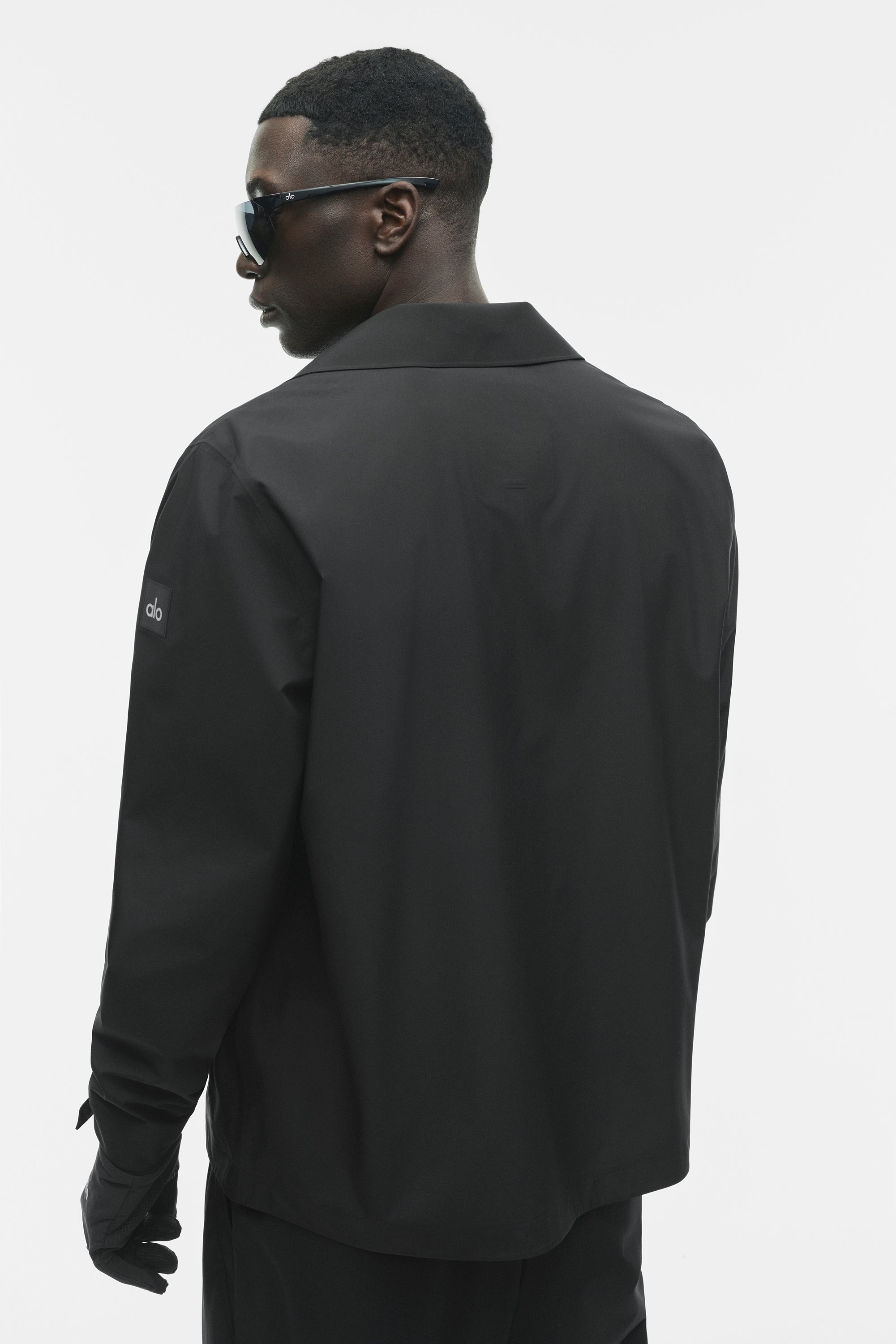 Alpha Shell Overshirt - Black