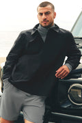 Alpha Shell Overshirt - Black