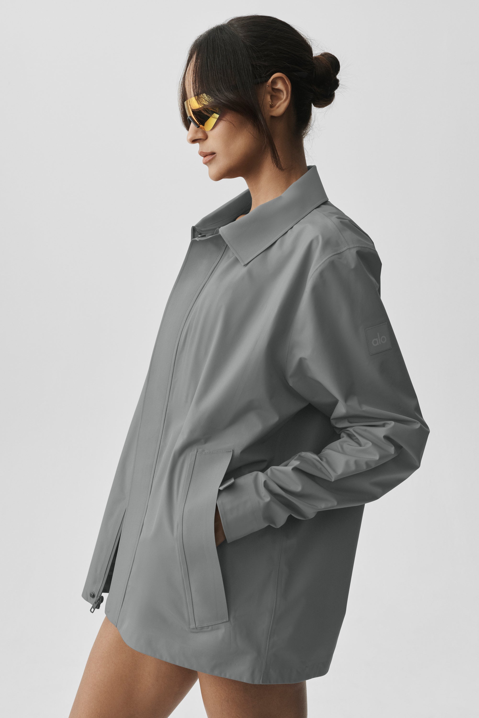Alpha Shell Overshirt - Monument