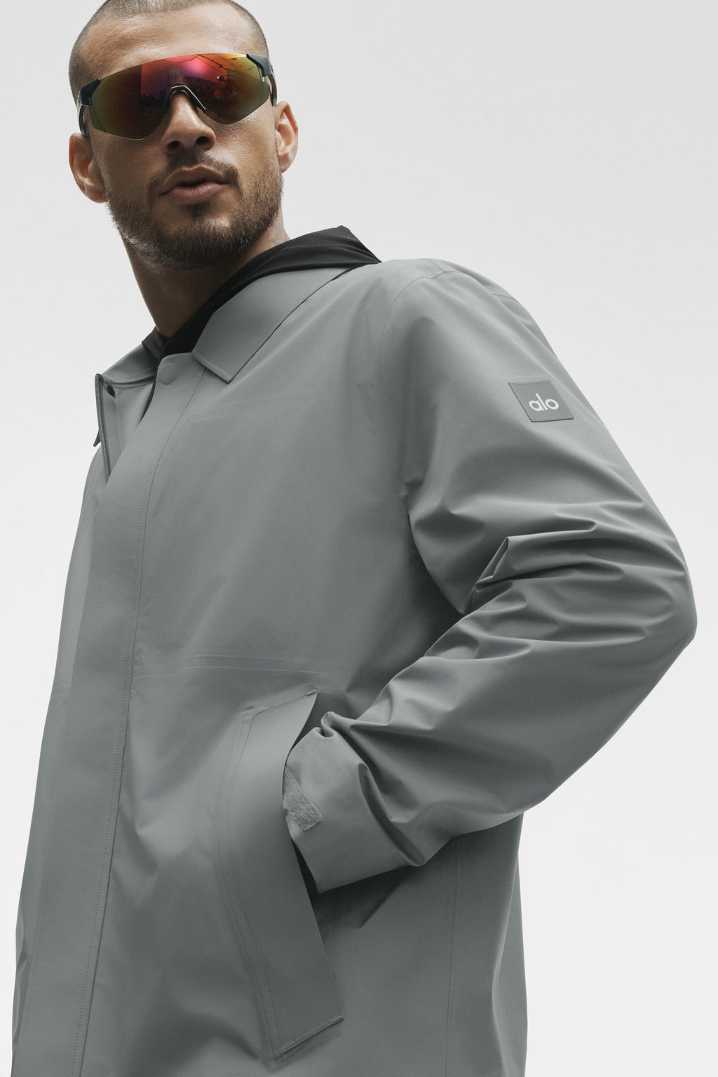 Alpha Shell Overshirt - Monument