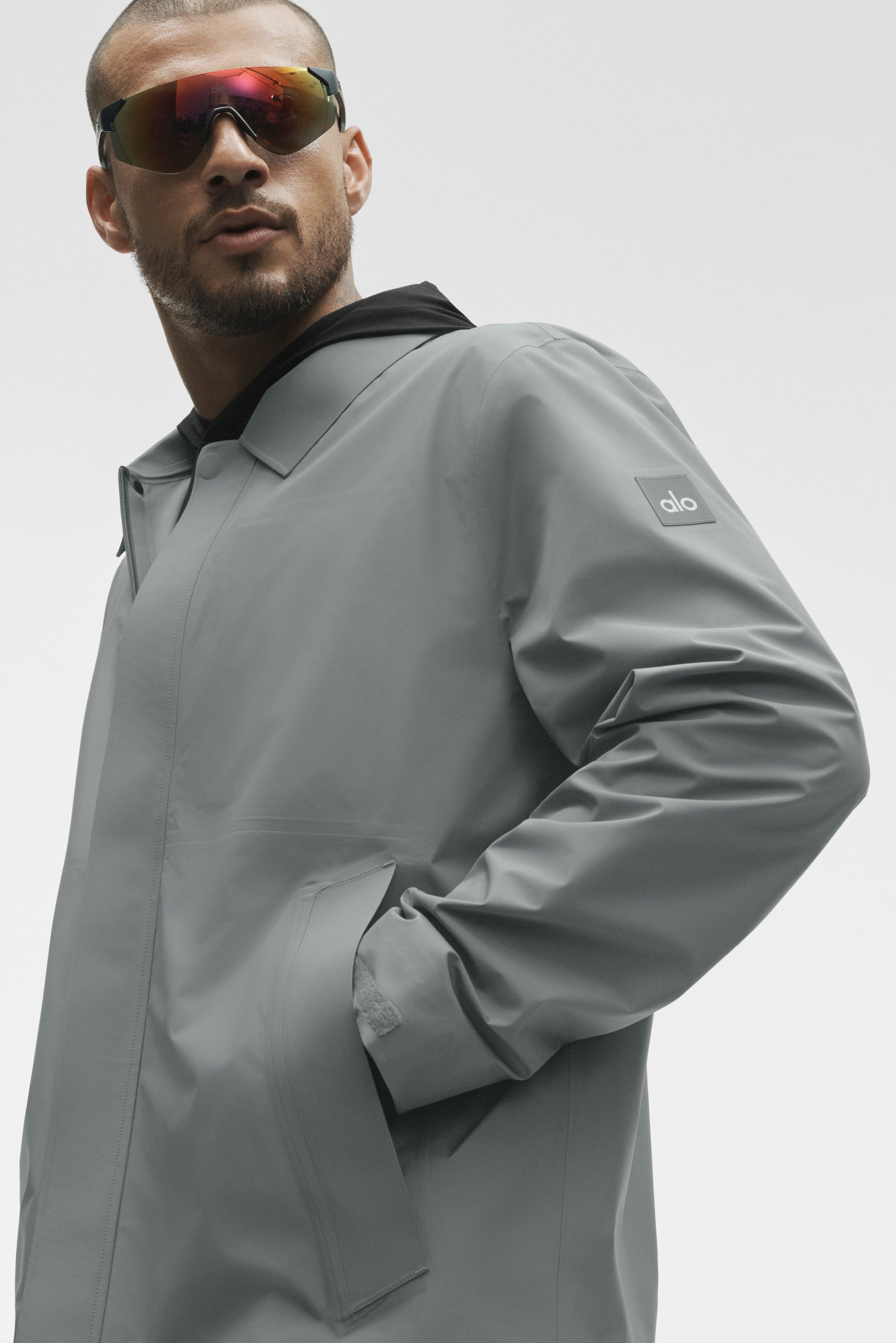 Alpha Shell Overshirt - Monument