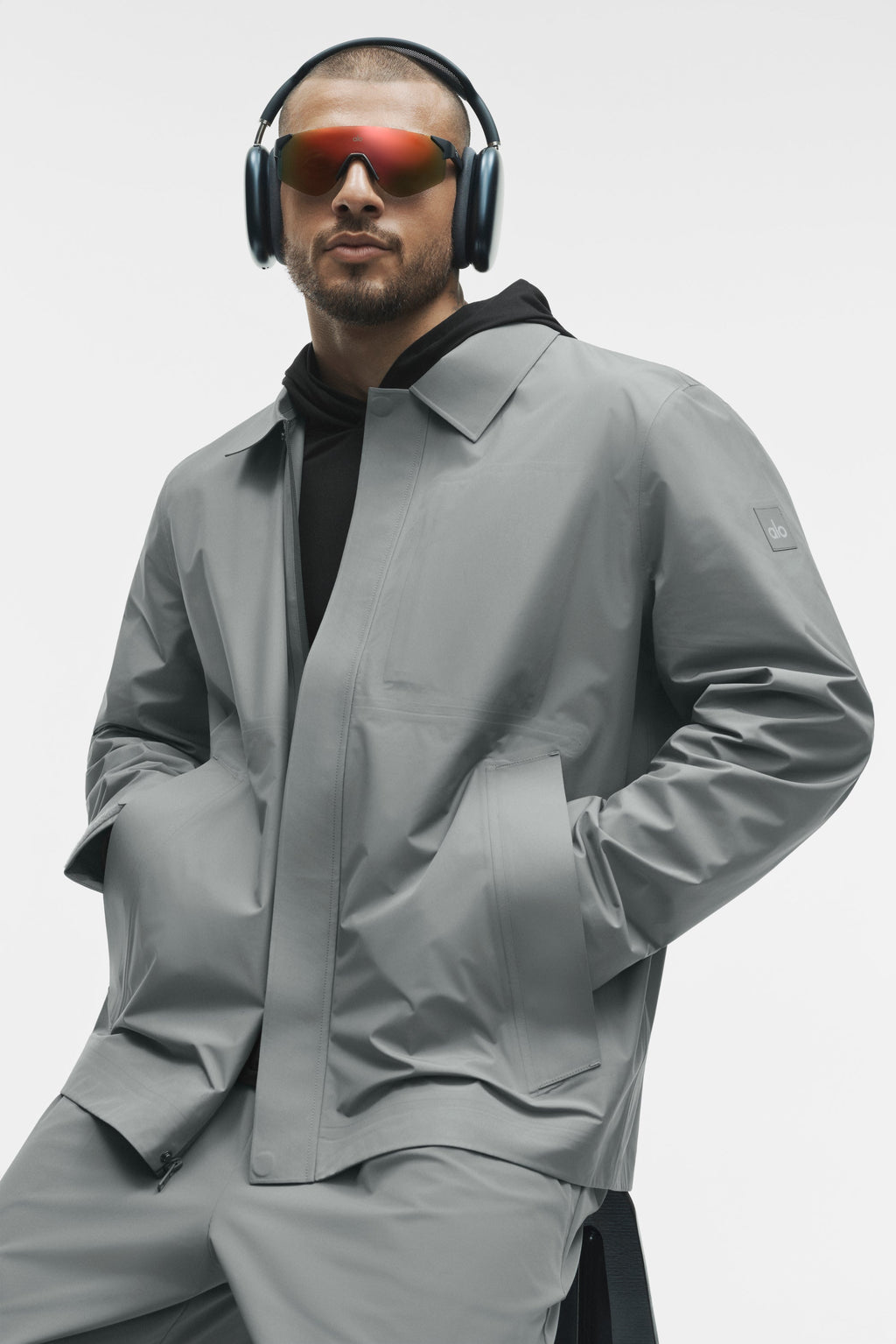 Alpha Shell Overshirt - Monument