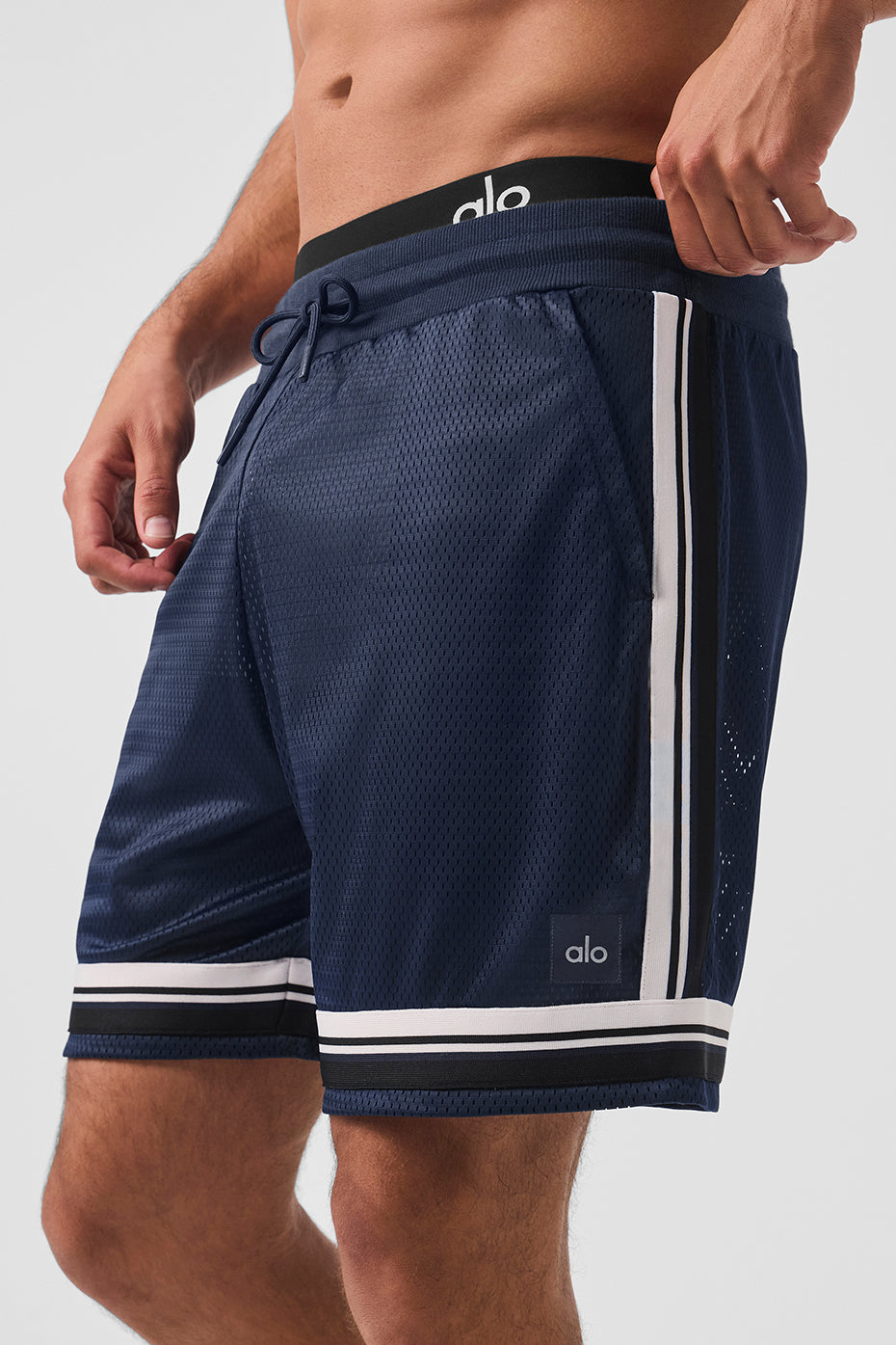 7 Key Mesh Basketball Short - Navy
