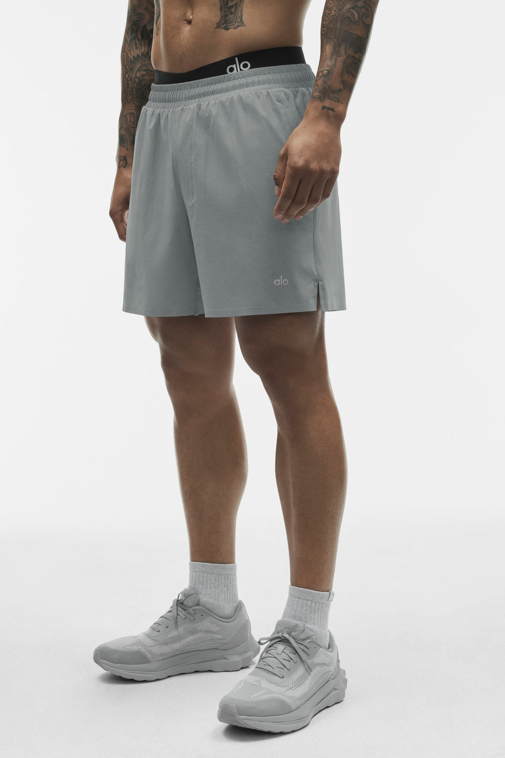 5 Traction Running Short - Monument