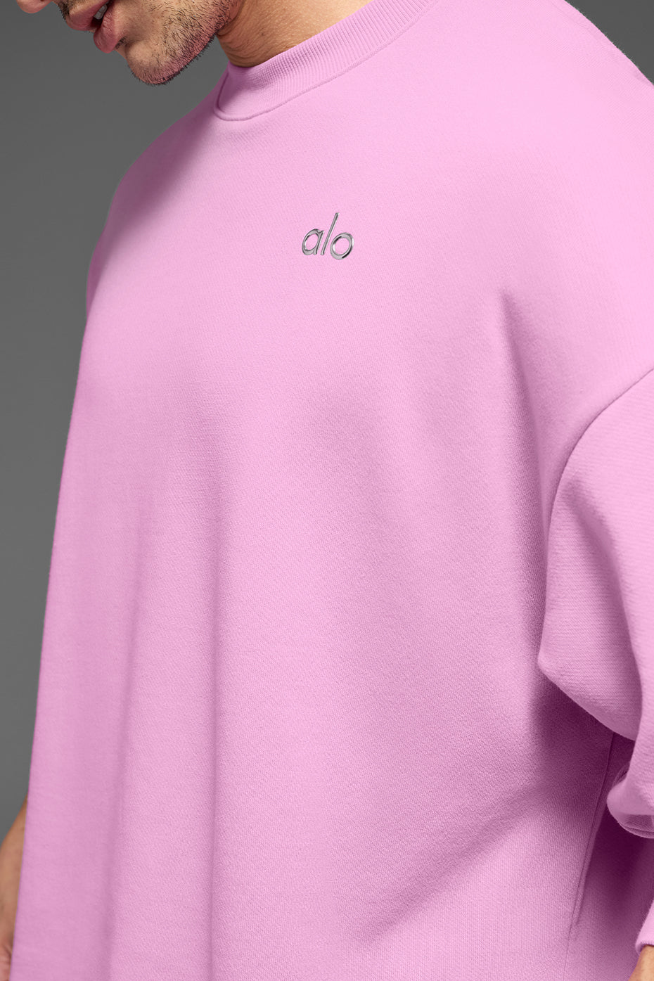 Accolade Crew Neck Pullover - Candy Heart Pink