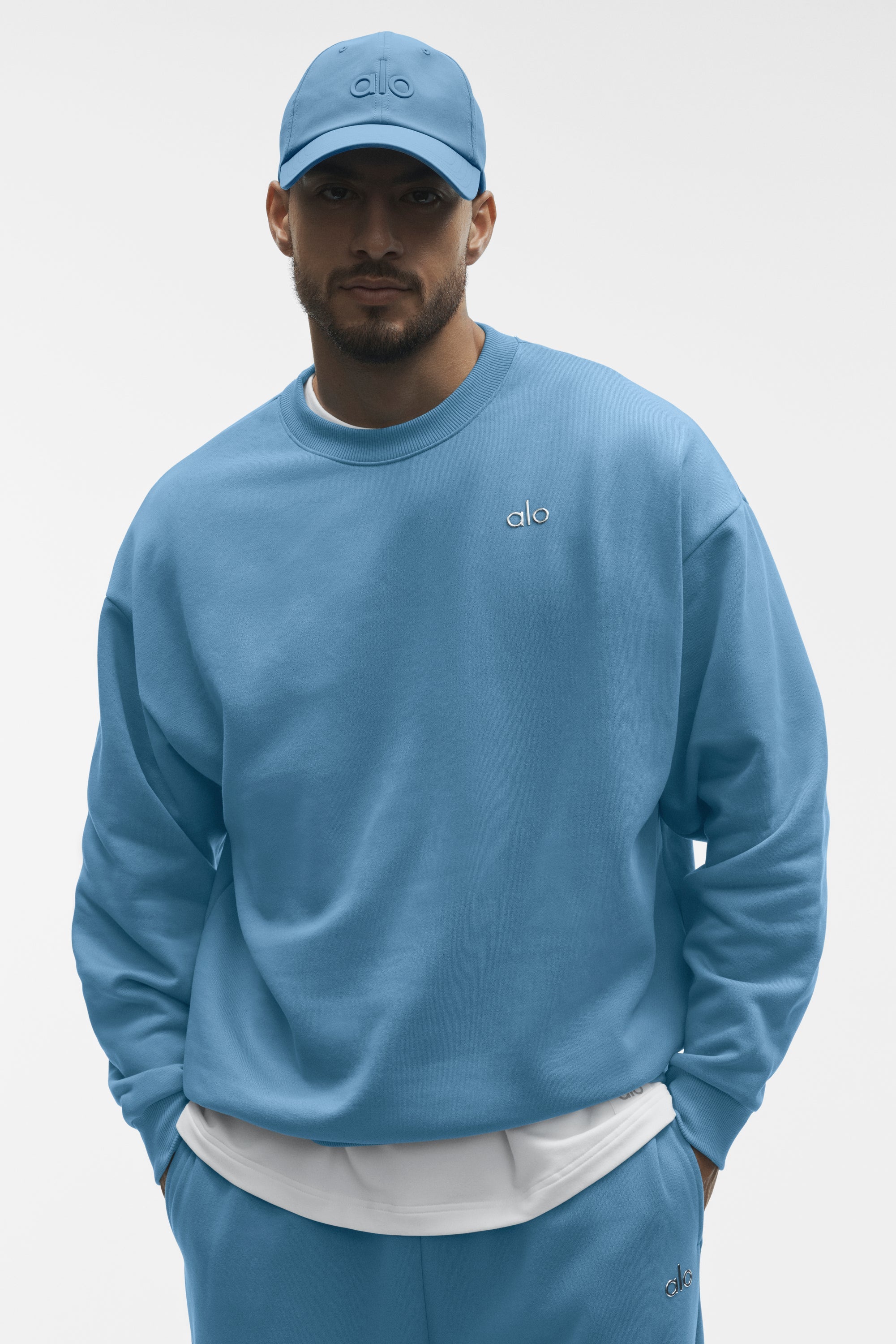 Accolade Crew Neck Pullover - California Blue