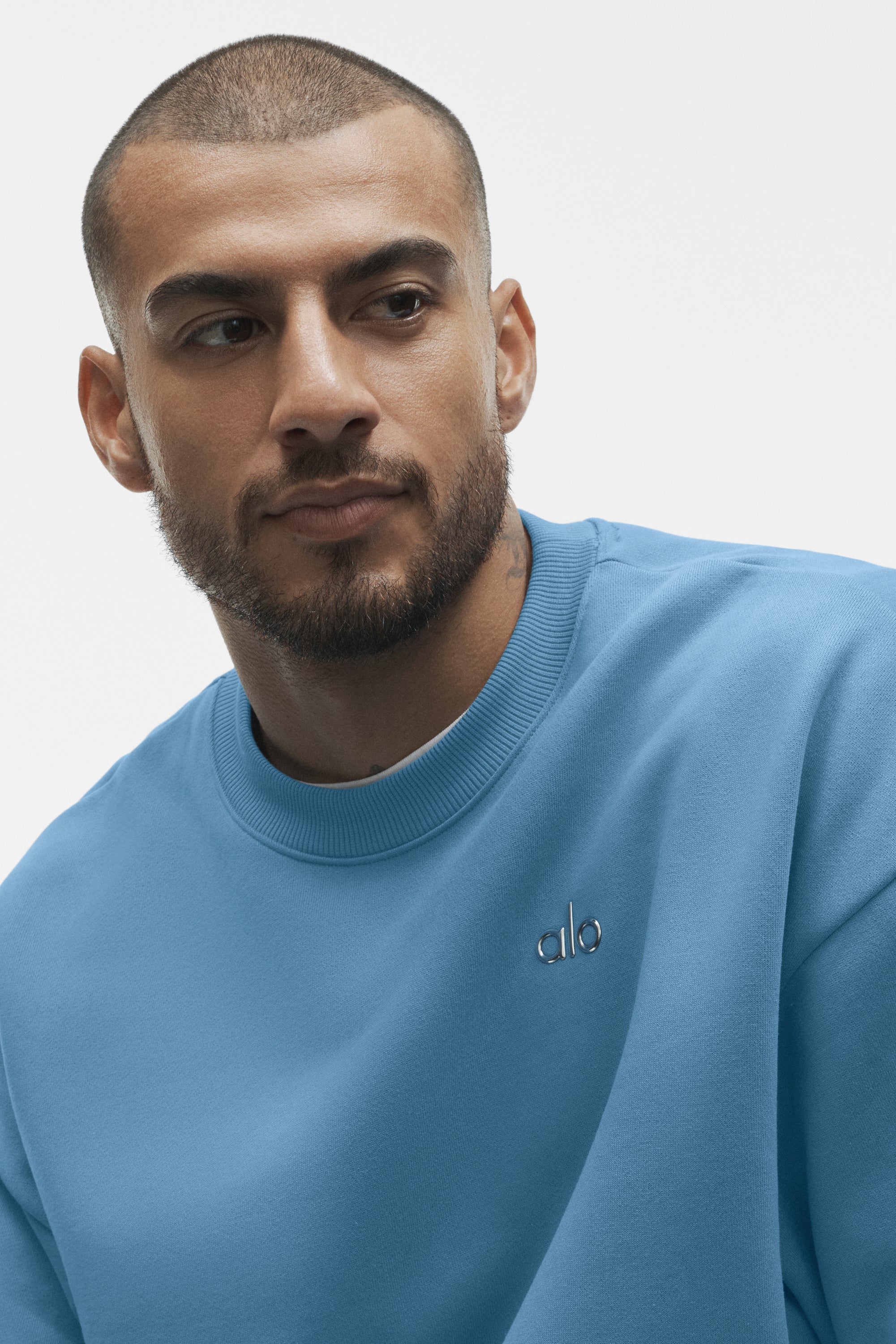 Accolade Crew Neck Pullover - California Blue