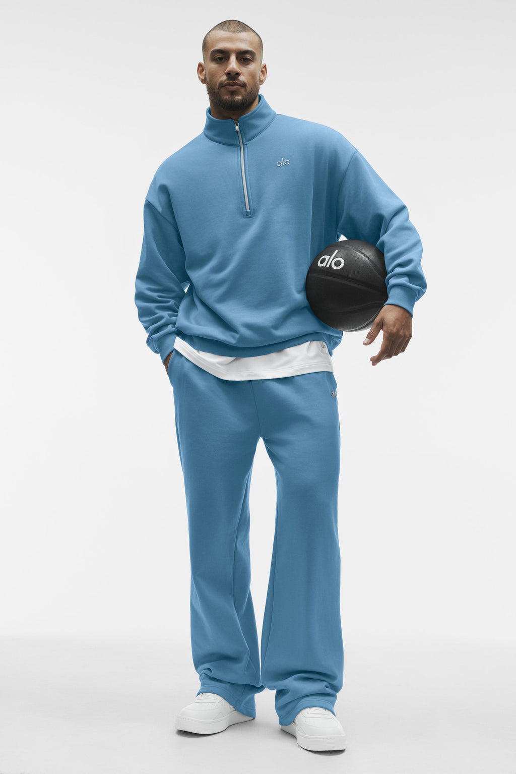 Accolade 1/4 Zip Pullover - California Blue