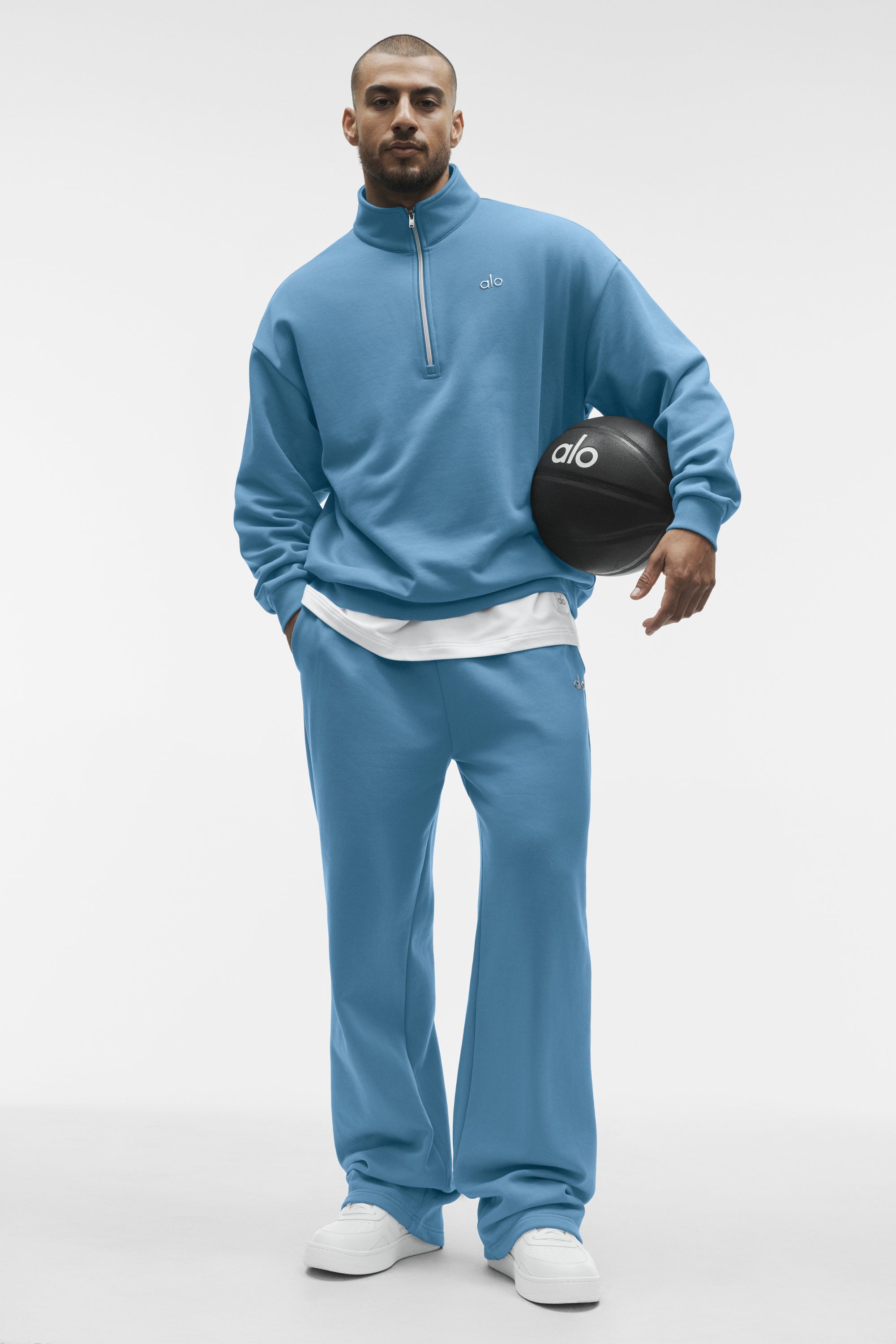 Accolade 1/4 Zip Pullover - California Blue
