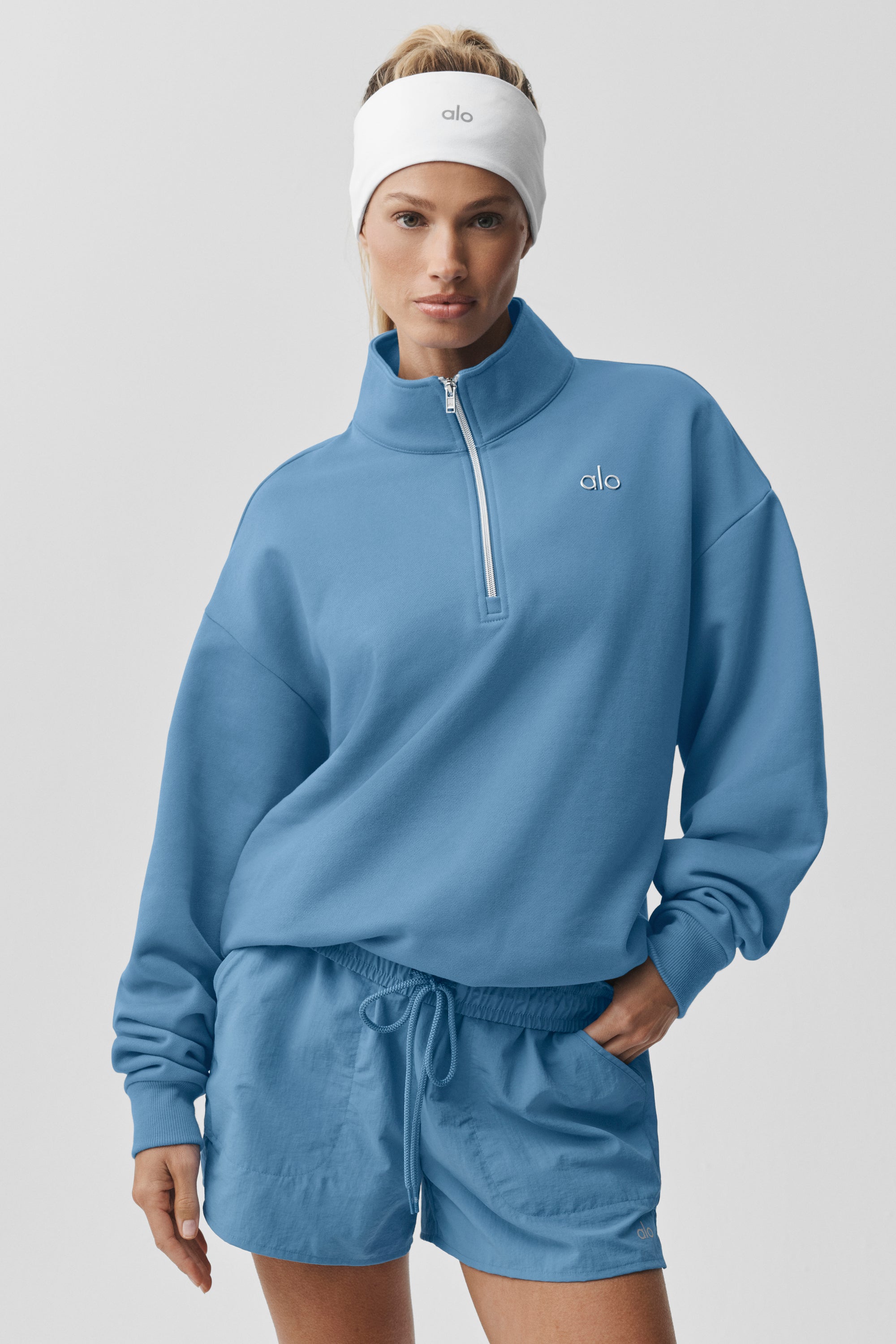 Accolade 1/4 Zip Pullover - California Blue