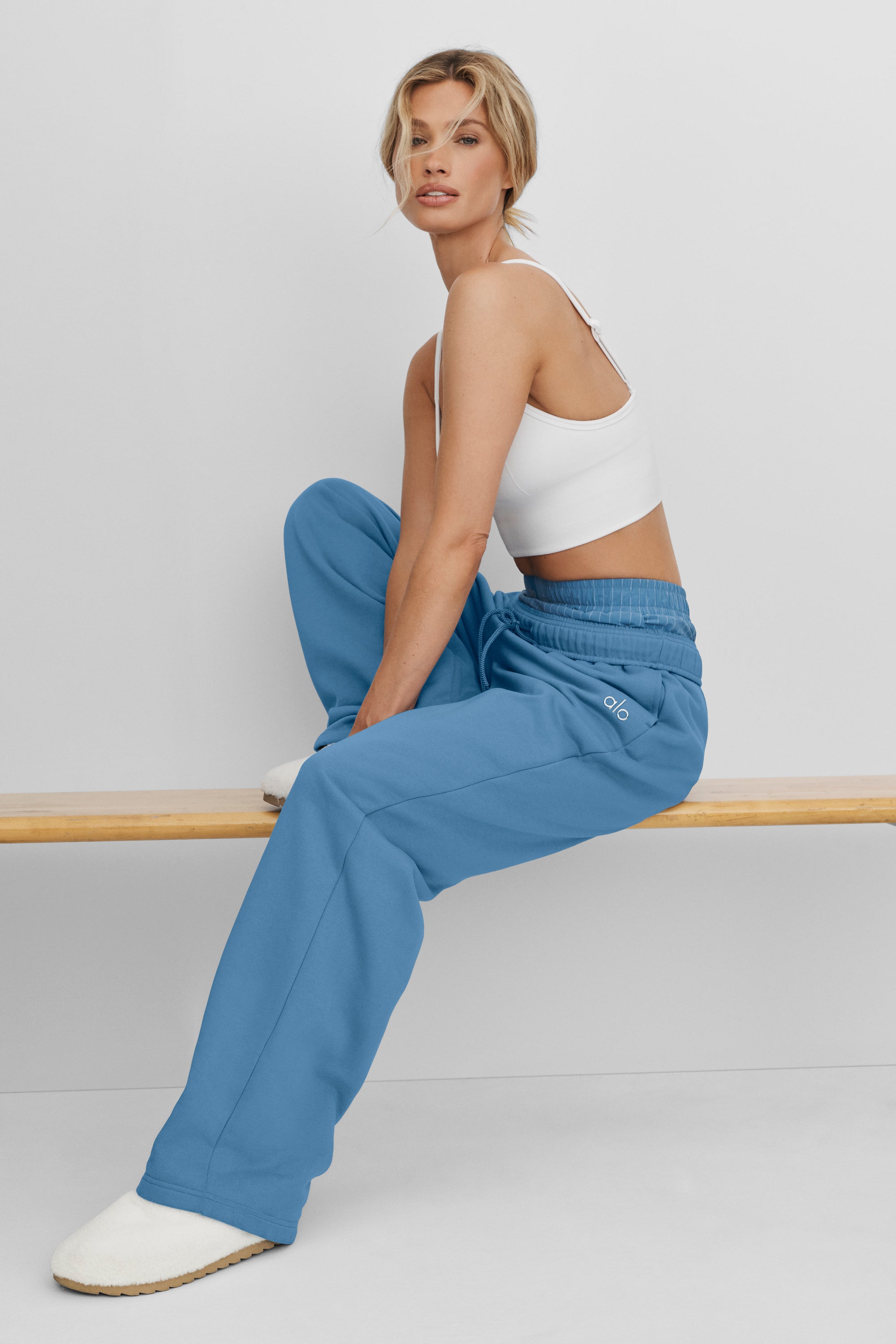 Accolade Straight Leg Sweatpant - California Blue