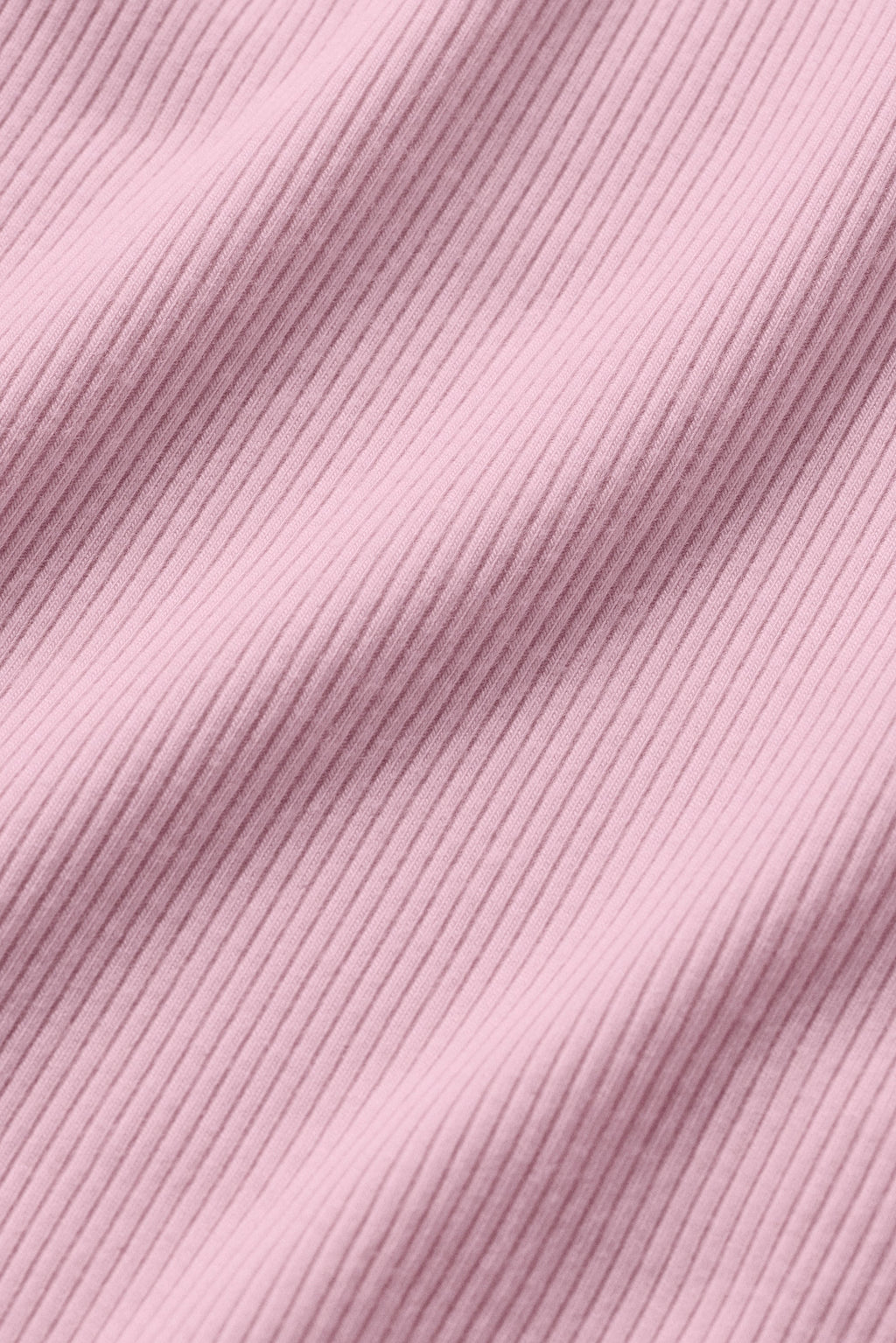 Ribbed Modal Cap Sleeve Top - Pink Marshmallow