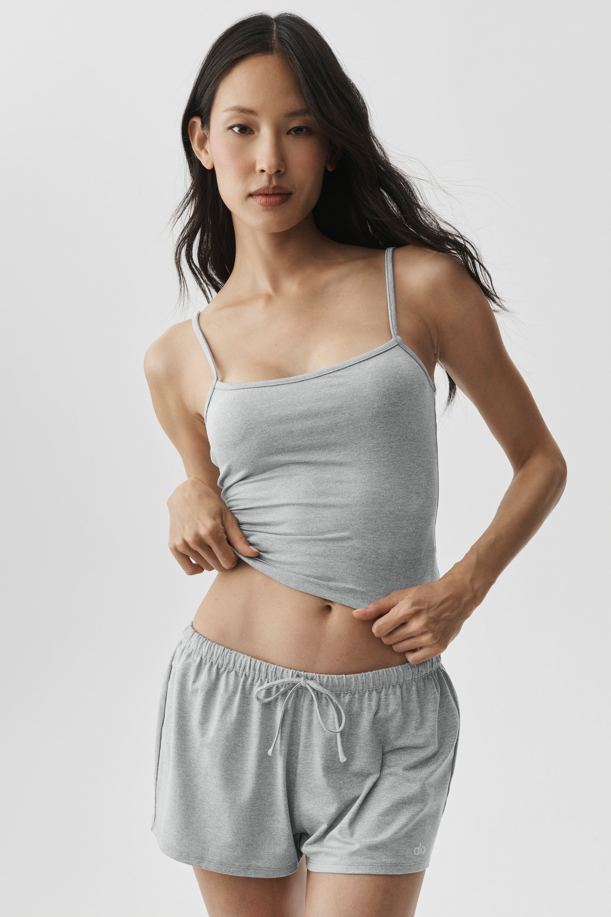 Alosoft Finesse Cami Tank - Vintage Athletic Heather