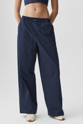 Pinstripe Daylight Boxer Pant (Regular) - Navy/Ivory