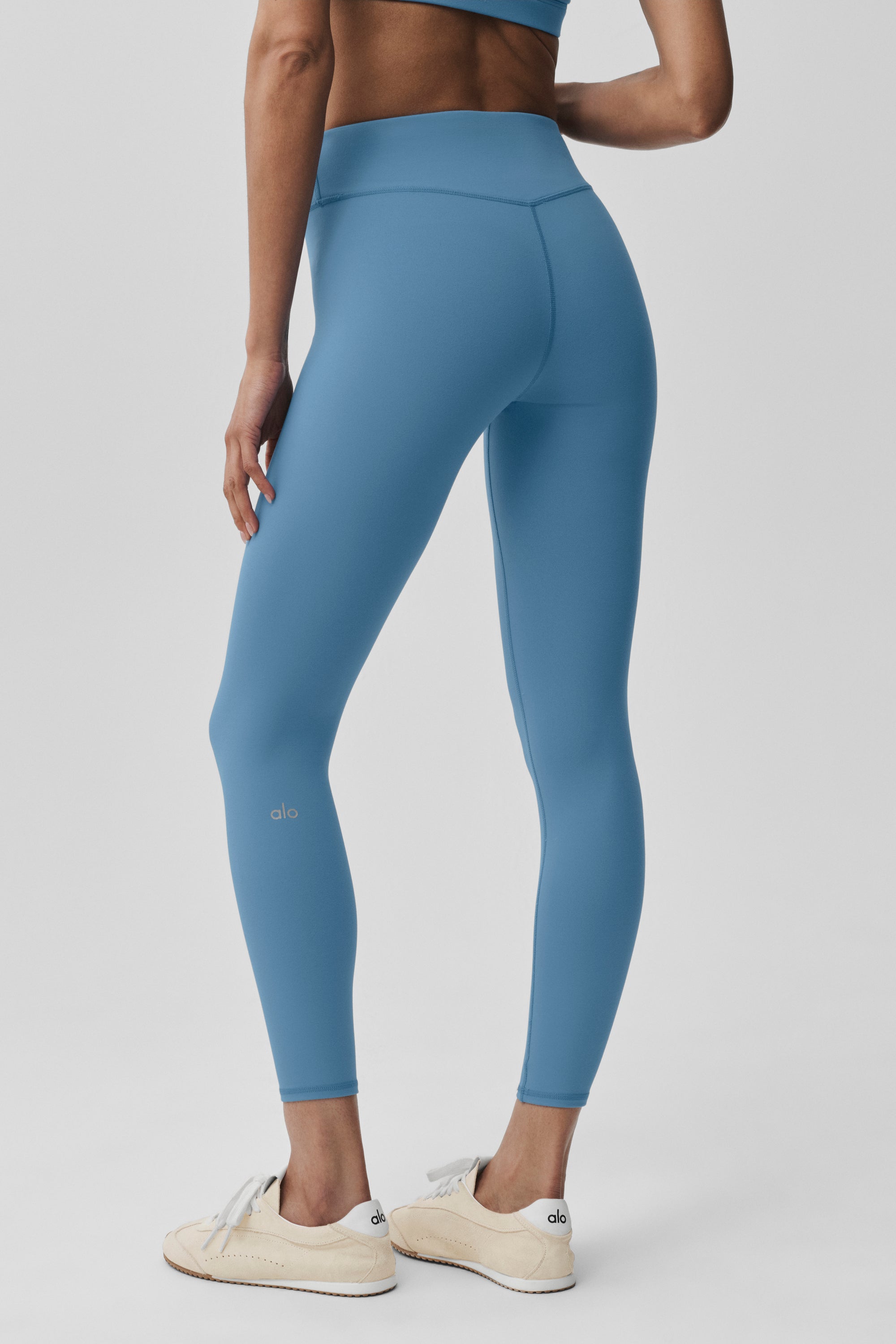 Airbrush Mid-Rise 7/8 Legging - California Blue