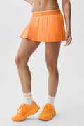 Low-Rise Amp It Up Tennis Skirt - Satsuma Breeze