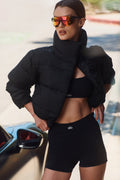 3 Airbrush High-Waist Aura Short - Black