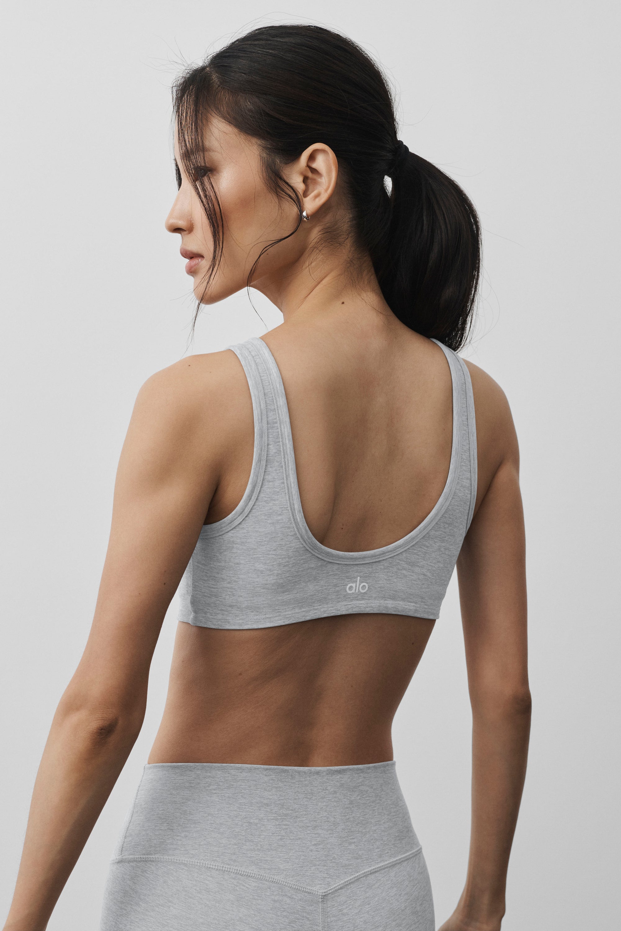 Alosoft Center Stage Bra - Vintage Athletic Heather